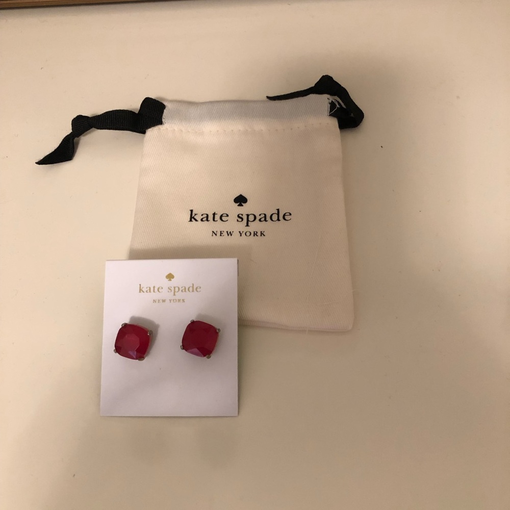 Red Kate Spade Earrings